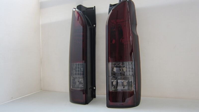 Smoke Red Tail Lights Fit For Toyota Hiace VAN 2004-2020 TL-TA083LS - Machter