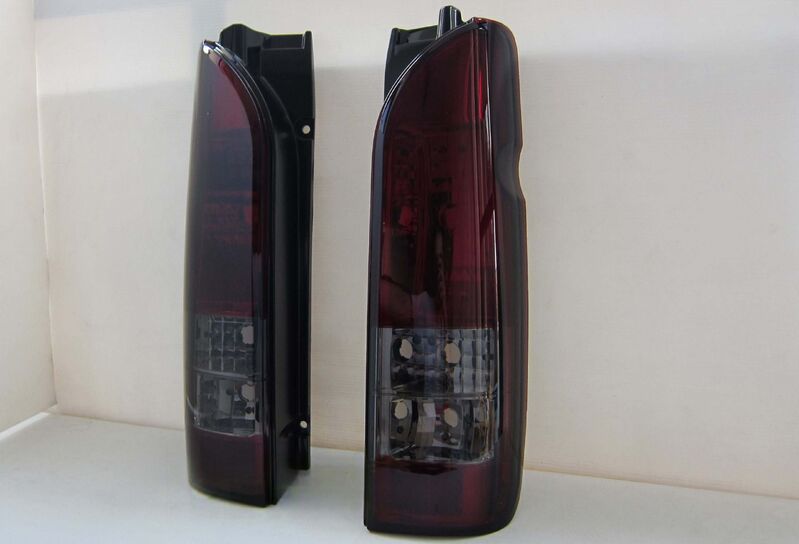Smoke Red Tail Lights Fit For Toyota Hiace VAN 2004-2020 TL-TA083LS - Machter