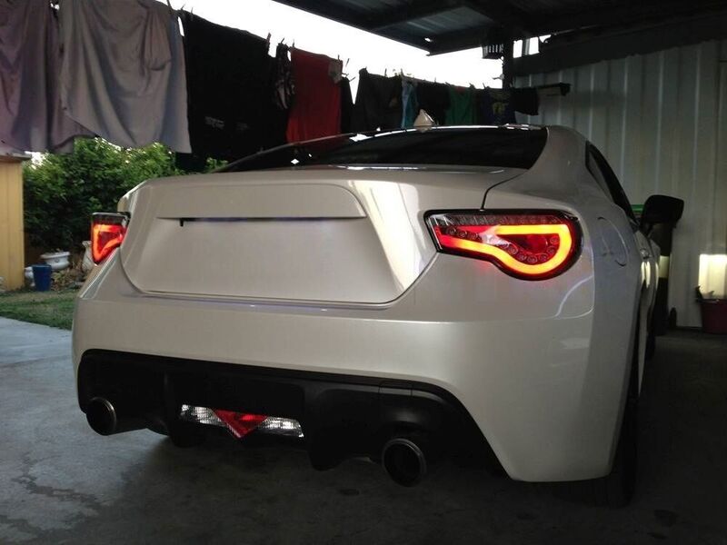 Black LED Dynamic Tail Lights Fit For Toyota 86 Subaru BRZ ZN6 2012-2021 TL-TA088LS - Machter