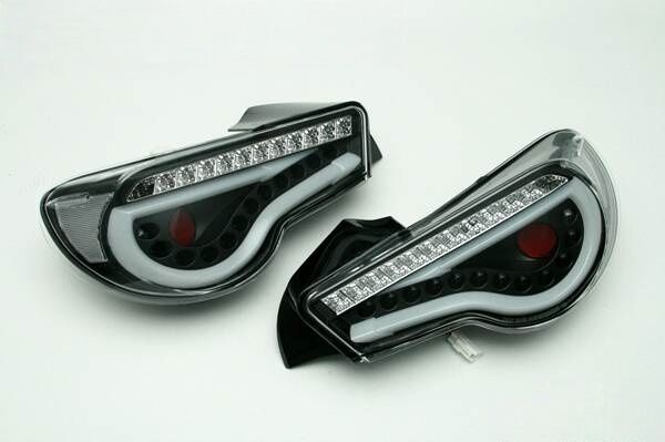 Black LED Dynamic Tail Lights Fit For Toyota 86 Subaru BRZ ZN6 2012-2021 TL-TA088LS - Machter