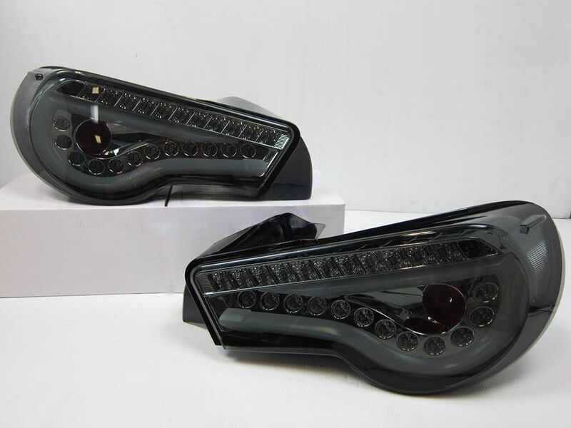 Smoke LED Dynamic Tail Lights Fit For Toyota 86 Subaru BRZ ZN6 2012-2021 TL-TA089LS - Machter