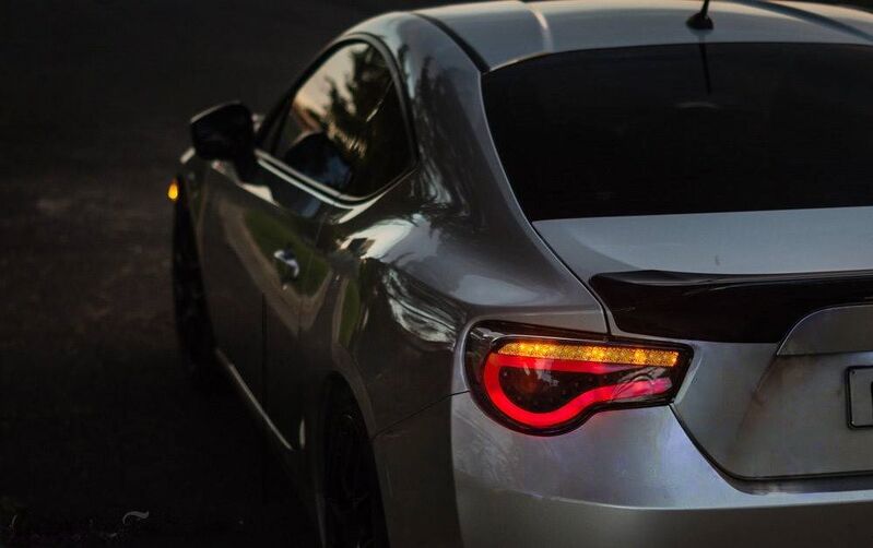 Smoke LED Dynamic Tail Lights Fit For Toyota 86 Subaru BRZ ZN6 2012-2021 TL-TA089LS - Machter