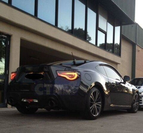 Smoke LED Dynamic Tail Lights Fit For Toyota 86 Subaru BRZ ZN6 2012-2021 - Machter