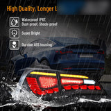 Smoke 3D Full LED Sequential Tail Lights Fit For Tesla Model 3 2017-2022 TL-TSL021LS - Machter