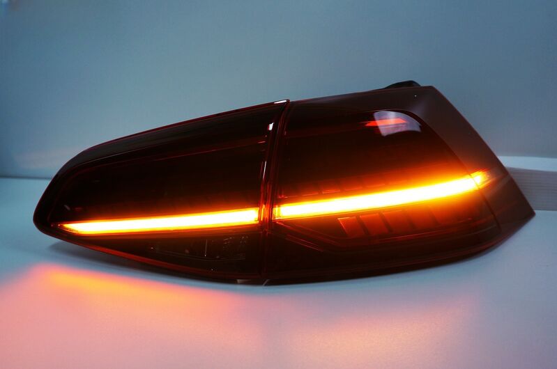 R Style Red Full LED Dynamic Tail Lights Fit For VW Golf 7 VII 2014-2018 TL-VW023LS - Machter