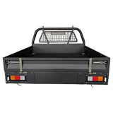 Black Powder Coated Heavy Duty Steel Flat Tray for Dual Cab Ute TRAY-001 - Machter