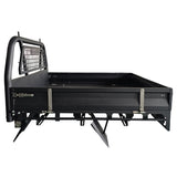 Black Powder Coated Heavy Duty Steel Flat Tray for Dual Cab Ute TRAY-001 - Machter