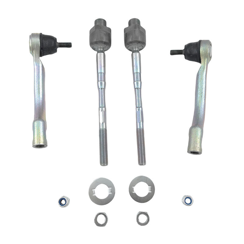4 Pieces Front Inner & Outter Tie Rod End Fit For Nissan X-Trail T31 FWD AWD 2007-2013 - Machter