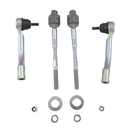 4 Pieces Front Inner & Outter Tie Rod End Fit For Nissan X-Trail T31 FWD AWD 2007-2013 - Machter