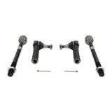 4Pieces Tie Rod Rack End Set Fit For Holden Commercial Colorado RC 4WD 07/2008-2011 - Machter