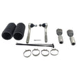 6 Pieces Rack Ends Tie Rod Ends Boots Fit For Toyota Prado 90 95 Series 4WD 1996-2003 - Machter