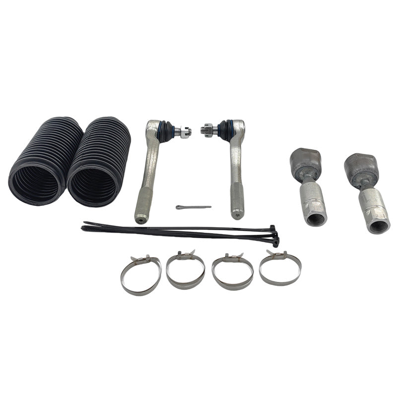6 Pieces Rack Ends Tie Rod Ends Boots Fit For Toyota Prado 90 95 Series 4WD 1996-2003 - Machter