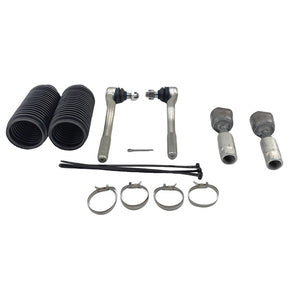6 Pieces Rack Ends Tie Rod Ends Boots Fit For Toyota Prado 90 95 Series 4WD 1996-2003 - Machter