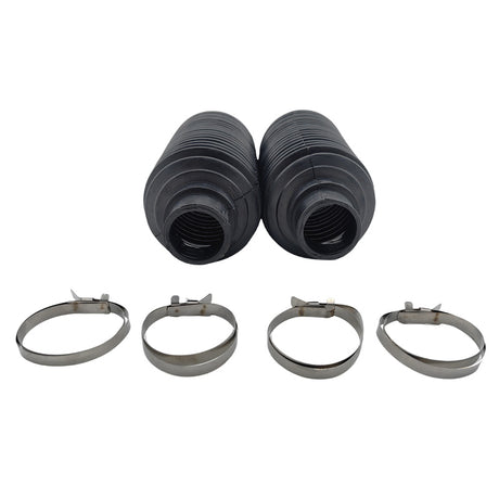 6 Pieces Rack Ends Tie Rod Ends Boots Fit For Toyota Prado 90 95 Series 4WD 1996-2003 - Machter