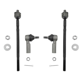 4Pcs Outer Tie Rod End Front Rack End Fit For Toyota Echo Yaris NCP13 2000-ON TREKIT-TA004 - Machter