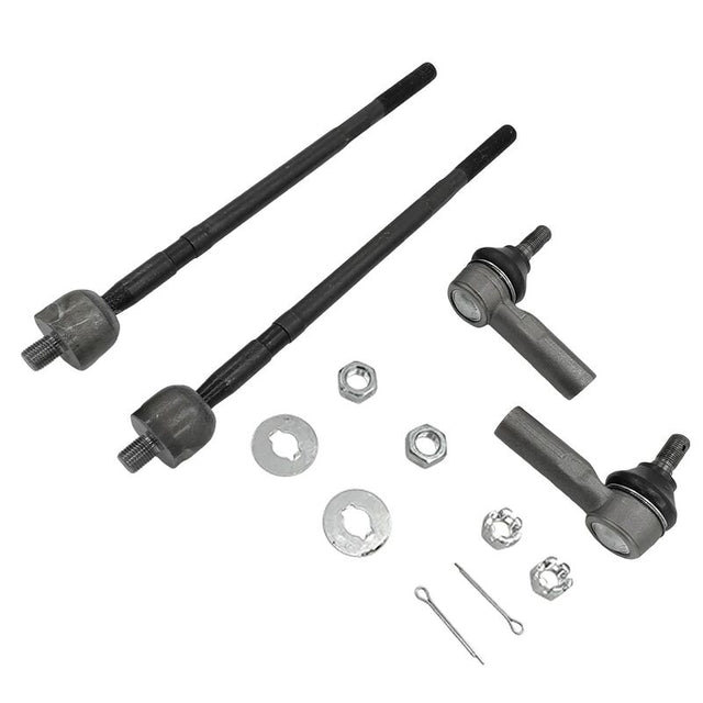 4Pieces Outer Tie Rod End Front Rack End Fit For Toyota Echo Yaris NCP13 2000-ON - Machter