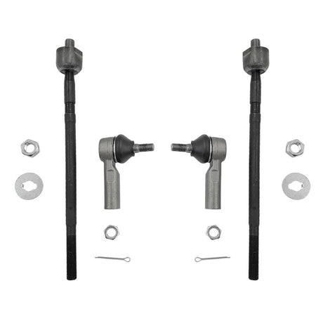 4Pieces Outer Tie Rod End Front Rack End Fit For Toyota Echo Yaris NCP13 2000-ON - Machter
