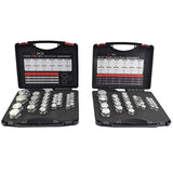 128 Pcs 37Â°JIC and ORFS Hydraulic Cap And Plug Kit Hose Tube And Pipe Fitting Set TTK-008 - Machter