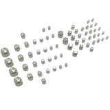 128 Pcs 37Â°JIC and ORFS Hydraulic Cap And Plug Kit Hose Tube And Pipe Fitting Set TTK-008 - Machter