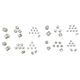 128 Pcs 37Â°JIC and ORFS Hydraulic Cap And Plug Kit Hose Tube And Pipe Fitting Set TTK-008 - Machter