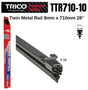 Premium Refill Twin Metal Rail 8MM X 710MM 28" (Pack OF 10) TTR710-10 - Trico | Universal Auto Spares
