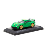 Porsche 911 (992) GT3 Python Green Mini Champs Diecast Model Car 1:64 Scale (Approx. 7cm) Collectible