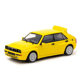 Lancia Delta HF Integrale Giallo Ginestra Diecast Model Car 1:64 Scale (Approx. 7cm) Collectible | Universal Auto Spares