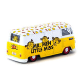 Volkswagen Type II (T1) Panel Van Mr. Men Little Miss Sunshine Diecast Model Car 1:64 Scale (Approx. 7cm) Collectible | Universal Auto Spares
