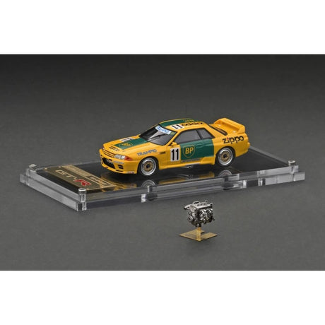 1993 Nissan Skyline GT-R BP Oil Trampio #11 RB26DETT JTC Diecast Model Car 1:64 Scale (Approx. 7cm) Collectible | Universal Auto Spares