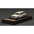 Datsun Bluebird (510) Wagon White High-End Resin with Display Case Diecast Model Car 1:64 Scale (Approx. 7cm) Collectible | Universal Auto Spares