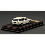 Datsun Bluebird (510) Wagon White High-End Resin with Display Case Diecast Model Car 1:64 Scale (Approx. 7cm) Collectible | Universal Auto Spares
