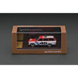 Datsun Bluebird (510) Wagon Red/White Resin Diecast Model Car 1:64 Scale (Approx. 7cm) Collectible | Universal Auto Spares