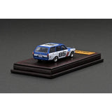 Datsun Bluebird (510) Wagon Blue/White Resin Diecast Model Car 1:64 Scale (Approx. 7cm) Collectible | Universal Auto Spares