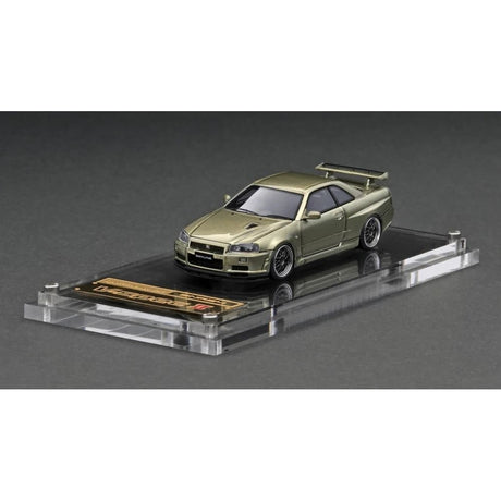 Nissan Skyline GT-R V-Spec II (R34) Millennium Jade Diecast Model Car 1:64 Scale (Approx. 7cm) Collectible | Universal Auto Spares