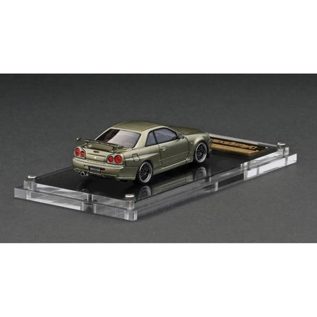 Nissan Skyline GT-R V-Spec II (R34) Millennium Jade Diecast Model Car 1:64 Scale (Approx. 7cm) Collectible | Universal Auto Spares