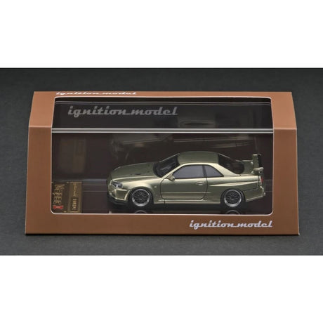 Nissan Skyline GT-R V-Spec II (R34) Millennium Jade Diecast Model Car 1:64 Scale (Approx. 7cm) Collectible | Universal Auto Spares