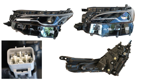 Headlight (LHS, LED with Motor) Toyota Fortuner GUN156 Series 2 Crusade 2020 - Onwards TYFT-HEL-04L - Sterling Parts