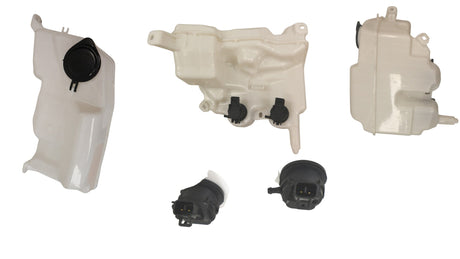 Washer Bottle (2 Motors, Rear Wiper Cap) Toyota Hiace KDH/TRH 2005 - 2019 TYHI-BOT-15N - Sterling Parts