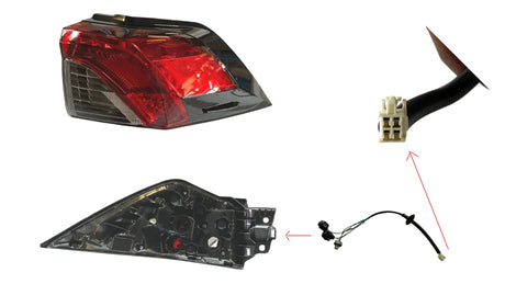 Tail Light (Outer, RHS) Toyota RAV4 50 Series 2019 - 2025 TYR4-TAL-35R - Sterling Parts