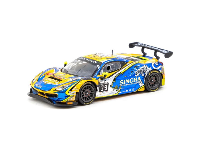 Ferrari 488 GT3 #39 Blancpain GT Series 2018 Bhirombhakdi / Van Dam 2022 HK Special Edition Diecast Model Car 1:64 Scale (Approx. 7cm) Collectible | Universal Auto Spares