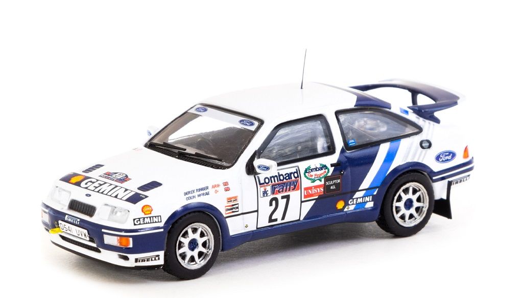 1989 Ford Sierra RS Cosworth RAC Rally Diecast Model Car 1:64 Scale (Approx. 7cm) Collectible | Universal Auto Spares