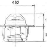 Thermostat MAZDA TOYOTA U15C - Nason