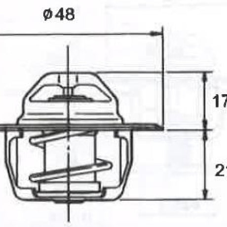 Thermostat DAEWOO HOLDEN 4CYL U16A - Nason