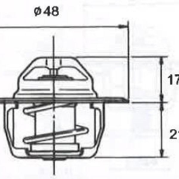 Thermostat DAEWOO HOLDEN C12NZ C14SE/NZ U16B - NASON