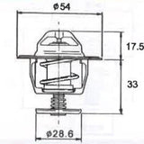 Thermostat NISSAN DIESEL TD27 TD42 U17B - Nason