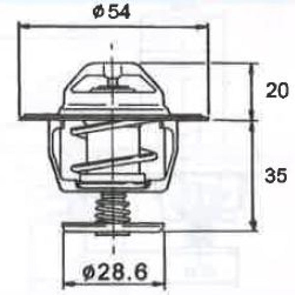 Thermostat FORD 3.9/4.0 BA V8 5.4L U37B - NASON