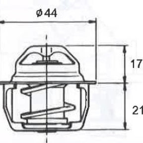 Thermostat HOLDEN V6 VP VR VS VT U44C - NASON