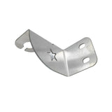 Rear Bonnet Hinge UHF Mount Antenna Bracket Fit For 76 Series LH 2mm Stainless Steel UHF-007 - Machter