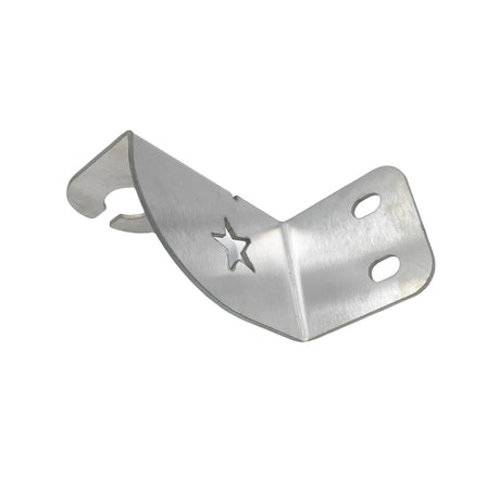 Rear Bonnet Hinge UHF Mount Antenna Bracket Fit For 76 Series LH 2mm Stainless Steel UHF-007 - Machter