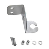 Rear Bonnet Hinge UHF Mount Antenna Bracket Fit For 76 Series LH 2mm Stainless Steel UHF-007 - Machter